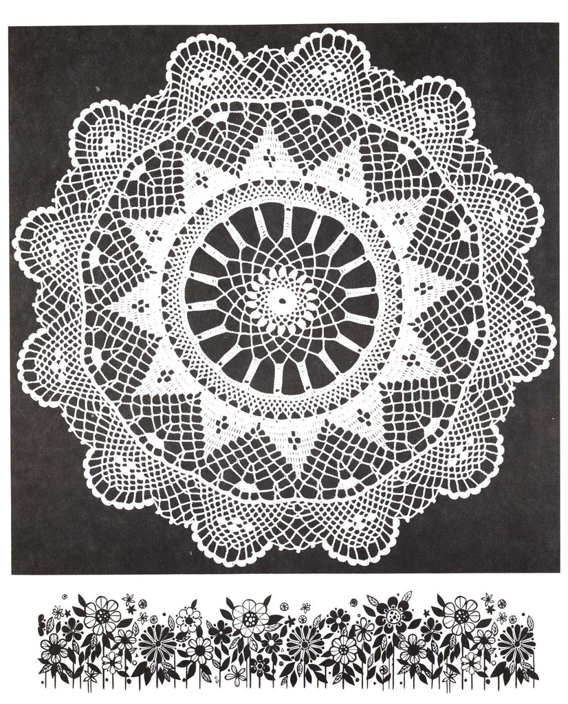 Vintage 1978 Cluny Doily Crochet Pattern PDF Download