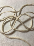 Off White Wool Felt Cord Ribbon Trim 1/4"x 3 Yards