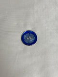 Italian Dyed Blue Natural Shell MOP Pearl Button (3 Sizes to Choose From)