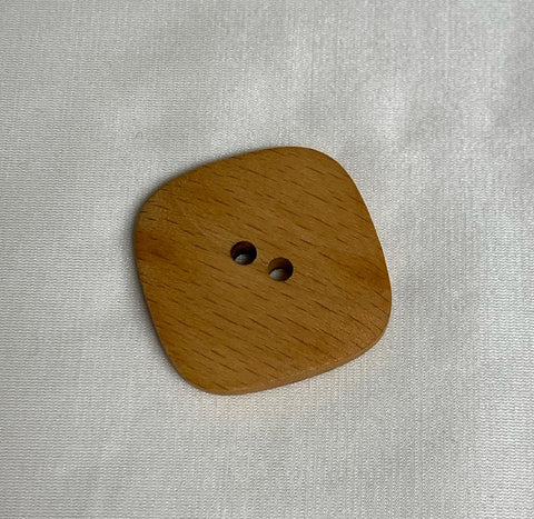 Large Square Wood Button -1 1/2" - Dill Buttons Brand