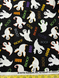 Spooky Ghosts Halloween by David Textiles 100% Cotton Fabric