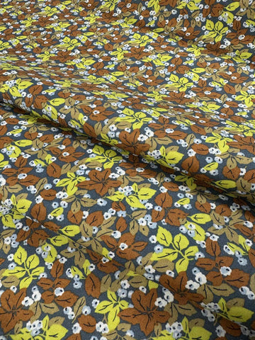 Rustling Leaves A - Woodland Walk By Liberty Fabrics for Riley Blake - Cotton Fabric made in Italy