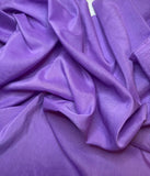 Purple - Hand Dyed Silk/Cotton Voile