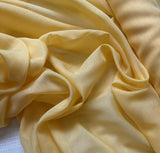Goldenrod Yellow - Silk/Cotton Voile Fabric