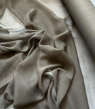 Taupe Brown - 8mm Silk Chiffon Fabric