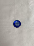 Italian Dyed Blue Natural Shell MOP Pearl Button (3 Sizes to Choose From)