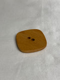 Large Square Wood Button -1 1/2" - Dill Buttons Brand