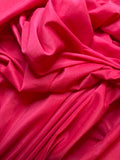 Scarlet Red - Hand Dyed Silk/Cotton Voile