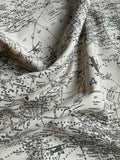 Air Traffic Felix World Map Airplanes - Premier Prints Cotton Canvas Fabric