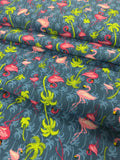 Flamingo Tropics by Fabric Traditions Cotton Fabric