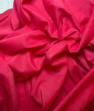 Scarlet Red - Hand Dyed Silk/Cotton Voile