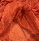 Blood Orange - Hand Dyed Silk Habotai