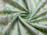 Hedgehogs & Rabbits - Fantasy Land - Cosmo Japan Cotton Shirting Fabric