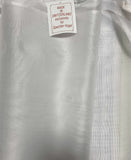 Spechler-Vogel Fabric - Swiss Organdy Pima Cotton - White - 11"x43" Remnant