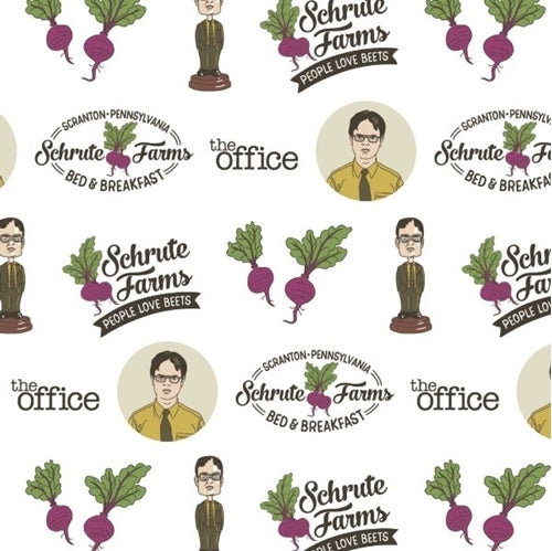Schrute Farms - The Office - EE Schenck Cotton Fabric