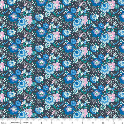 Mini Lindy Pop A - Deco Dance Collection - By Liberty Fabrics for Riley Blake - Cotton Fabric