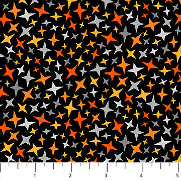 Midnight My Stars - Ghoultide Gatherings- by Patrick Lose for Northcott Cotton Fabric