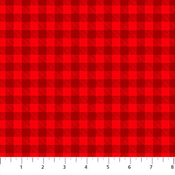 Red Big Gingham - Christmas Magic by Patrick Lose for Northcott Cotton Fabric
