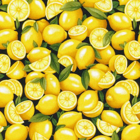 Lemons - Farmer John's Garden Party - Paintbrush Studio 100% Cotton Fabric