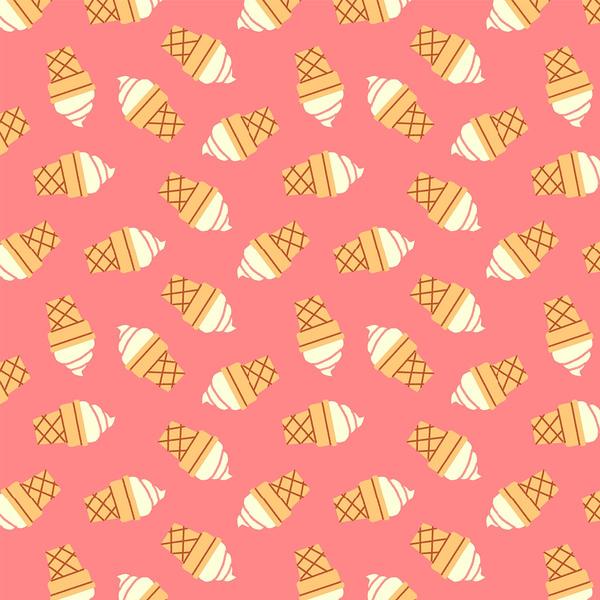 Food Truck Ice Cream Cone Pink- Paintbrush Studio Cotton Fabrics