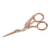 Tacony Rose Gold Stork Embroidery Scissors