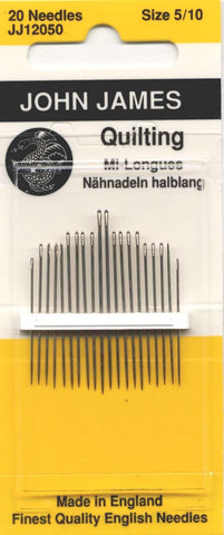 John James Quilting/Betweens Hand Needles-Size 5/10 20/Pkg