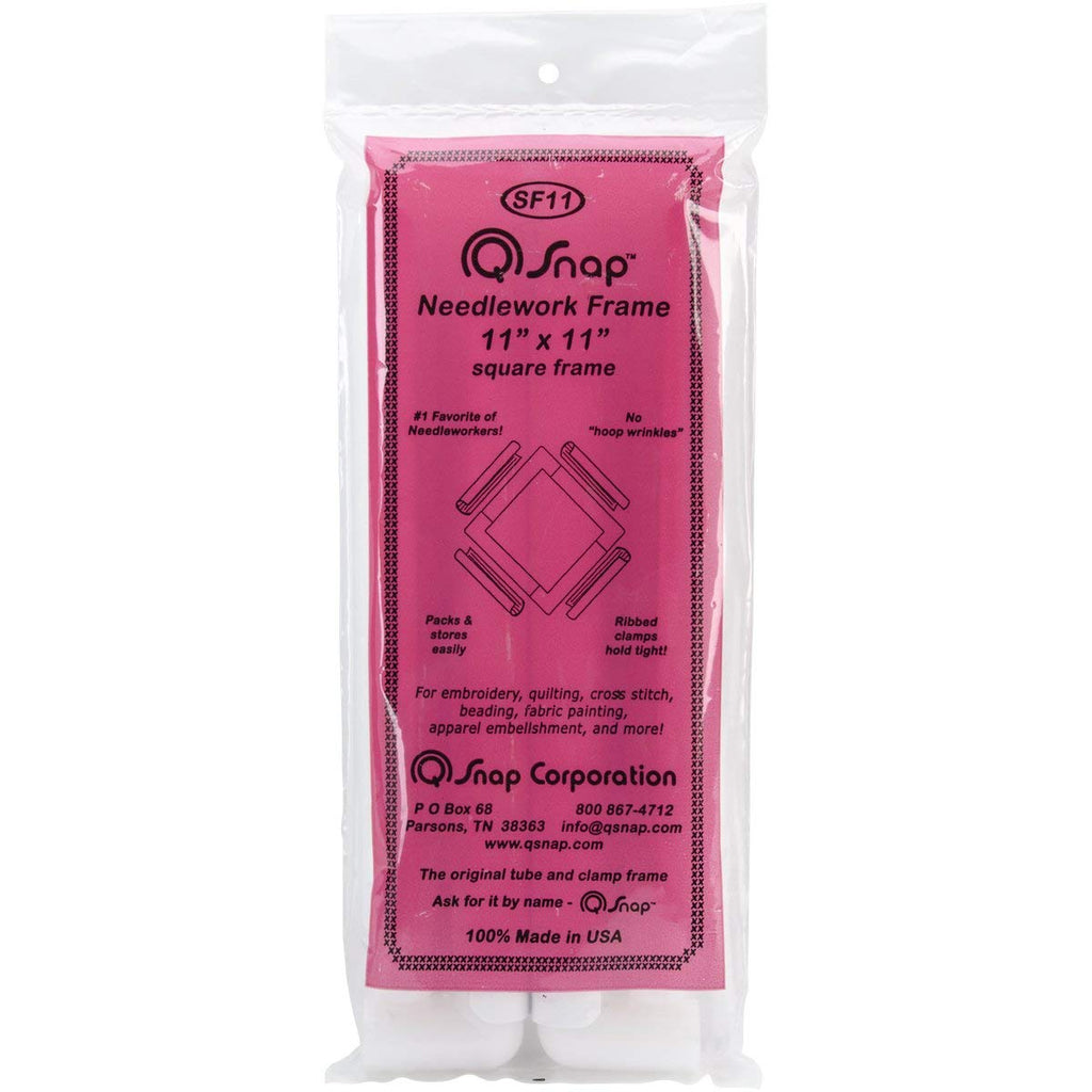 Q-Snap Frame PVC Tubing 11 by 11-Inch for Needlework & Quilting