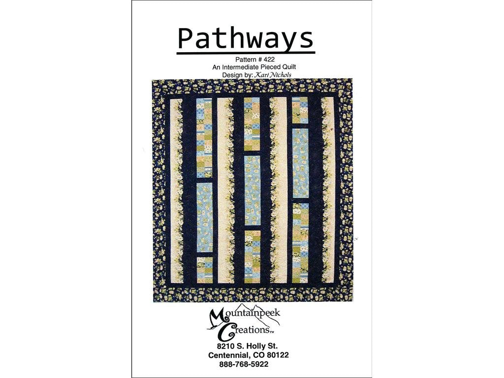 Mountainpeek Creations MPC422 Mountain PeCreations Pathways Quilt Pattern