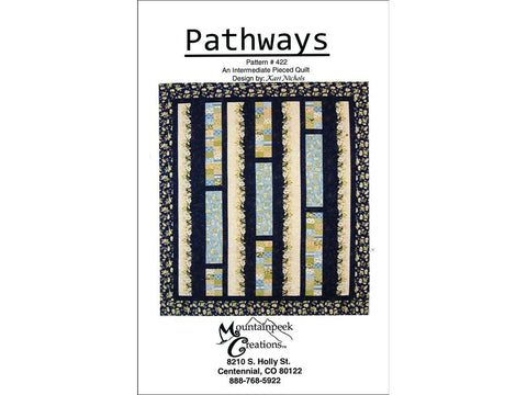 Mountainpeek Creations MPC422 Mountain PeCreations Pathways Quilt Pattern