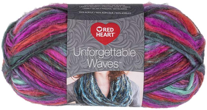 Red Heart Unforgettable Waves Yarn, Bazaar