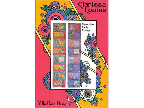Villa Rosa Designs VRD04228 Clarissa Louise Table Runner Pattern Card