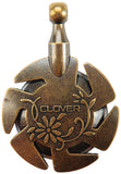 Clover 3105 Yarn Cutter Pendant, Antique Gold