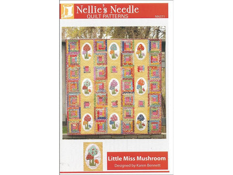 Little Miss Mushroom - Quilt Pattern by Nellie's Needle