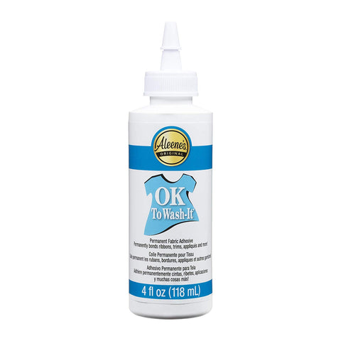 Aleene's OK to Wash-It Fabric Glue 4oz