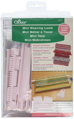 Clover 3177 Double Loom Mini Weaving Loom Double