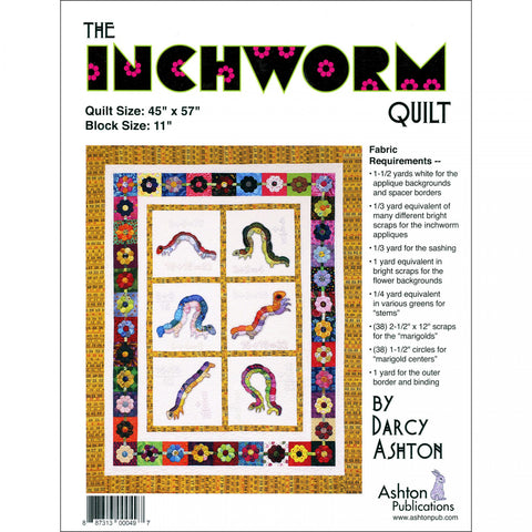 The Inchworm Quilt Pattern - Darcy Ashton 45"x57"