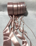 Antique Pink Double Sided Satin Ribbon - Made in France (7 Widths to choose from)