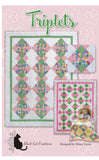 Triplets -  Quilt Pattern by Black Cat Creations