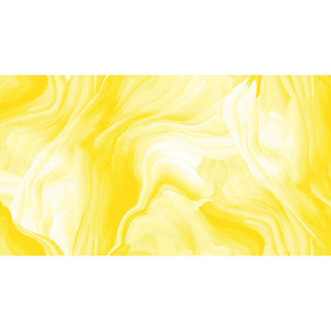 Lemon Yellow Glacier - Benartex Cotton Fabric