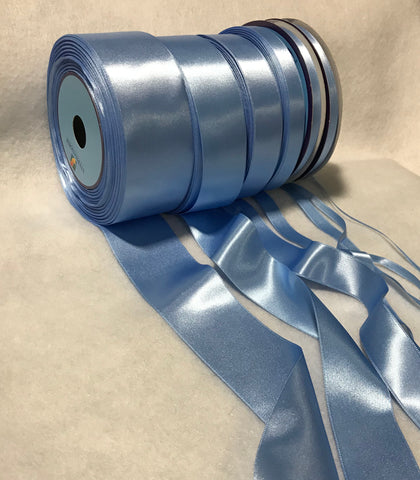 Royal Blue Double Sided Satin Ribbon - Made in France (7 Widths to cho –  Prism Fabrics & Crafts