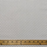 Swiss Dot on White - Black - Riley Blake Cotton Fabric