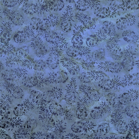 Blue Storm Pineapple - Dreamcatcher - Batik by Mirah Cotton Fabric