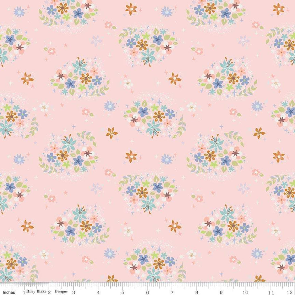 Neverland Star Flower Pink Peter Pan - Riley Blake Cotton Fabric