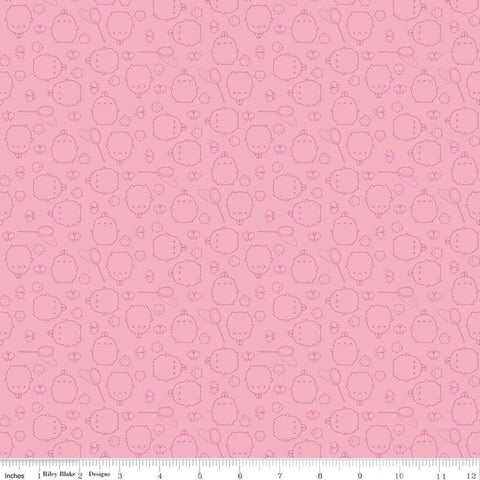 Molang Toss Pink - Riley Blake Cotton Fabric