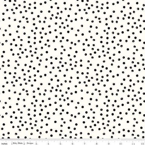 Scattered Dots Off White - Goose Tales - by J. Wecker Frisch for Riley Blake Fabrics 100% Cotton Fabric