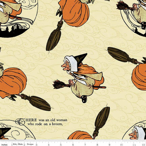 Old Mother Goose Toss Cream - Goose Tales - by J. Wecker Frisch for Riley Blake Fabrics 100% Cotton Fabric