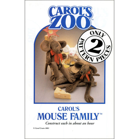 Mouse Family - Carol's Zoo Plush Pattern