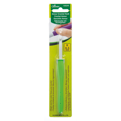 Clover 1053/K Amour Crochet Hook, Size K/6.5mm