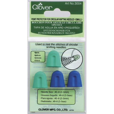 Clover Point Protectors for Circular Needles-For sizes 0-8