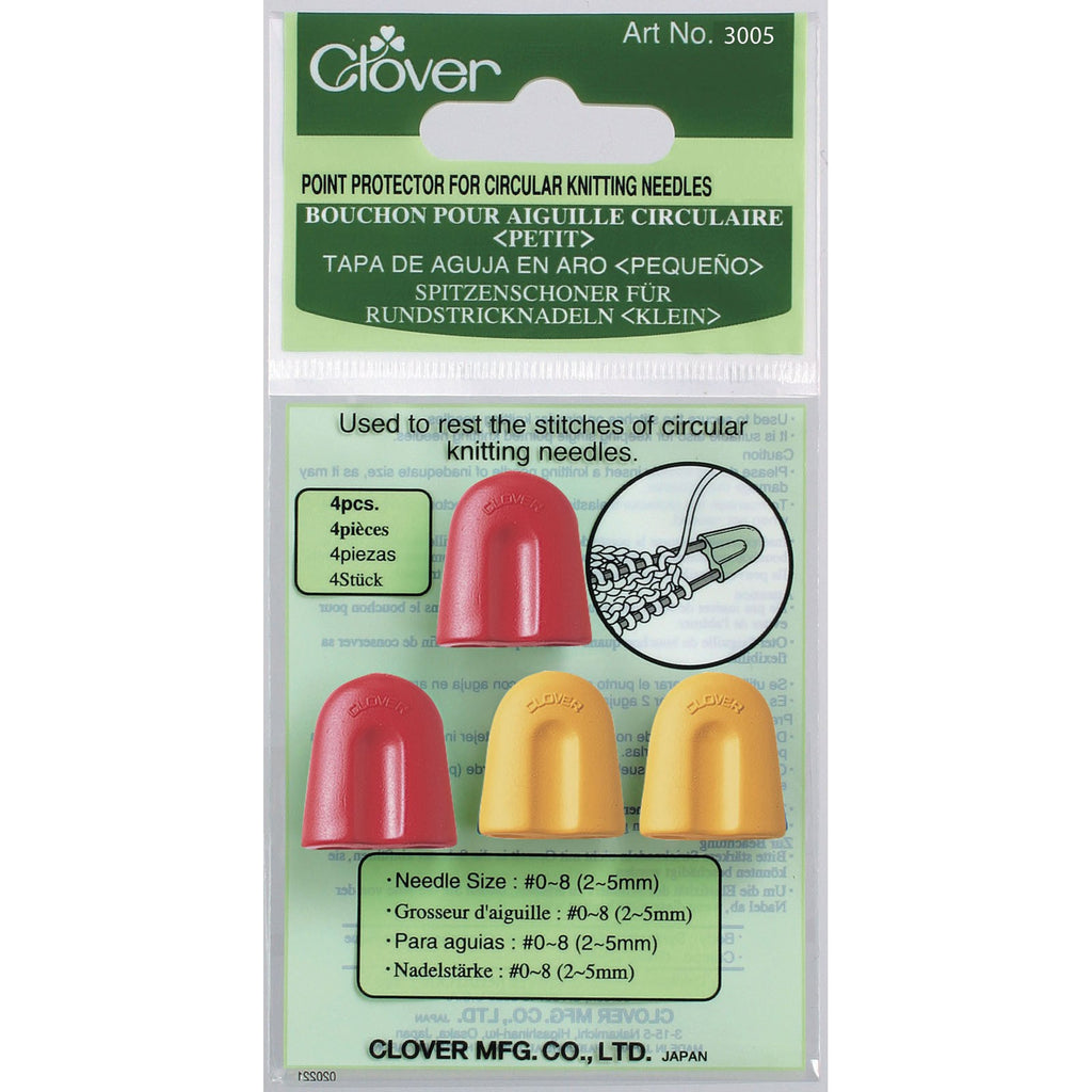 Clover 3005 Point Protectors for Circular Knitting Needles Large